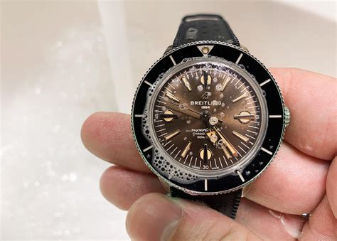 how to clean breitling watch